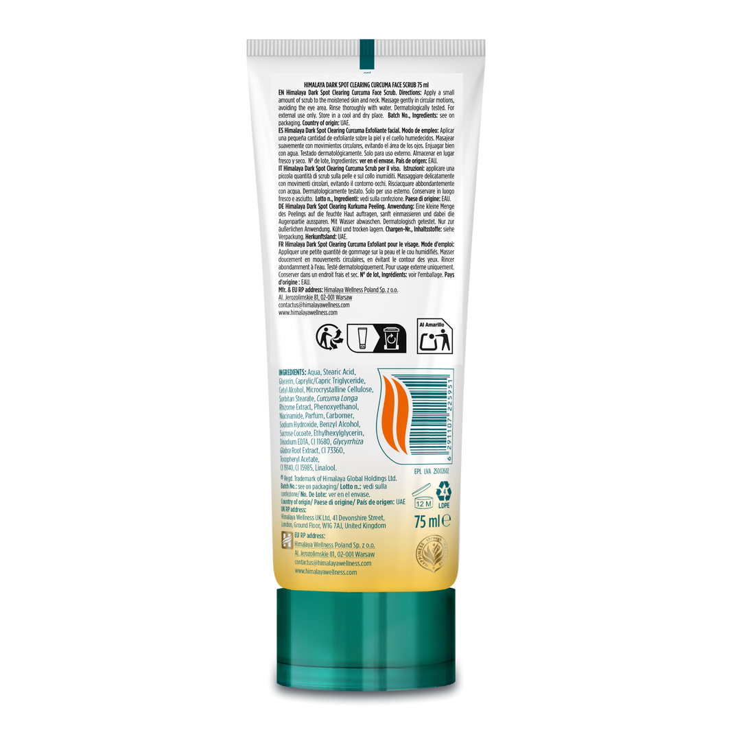 Himalaya Dark Spot Clearing Curcuma Face Scrub
