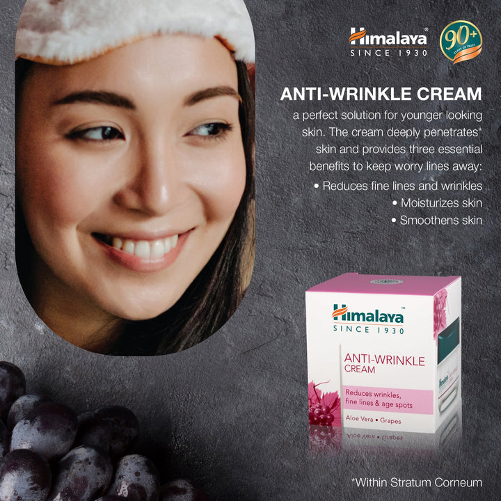 Himalaya Anti-Wrinkle Cream - 50g Benefits