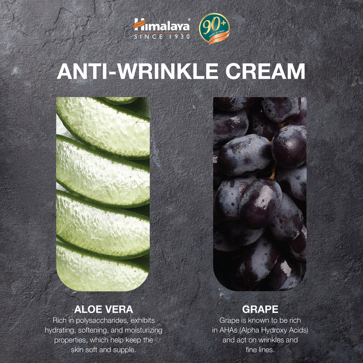Himalaya Anti-Wrinkle Cream - 50g - Key Ingredients