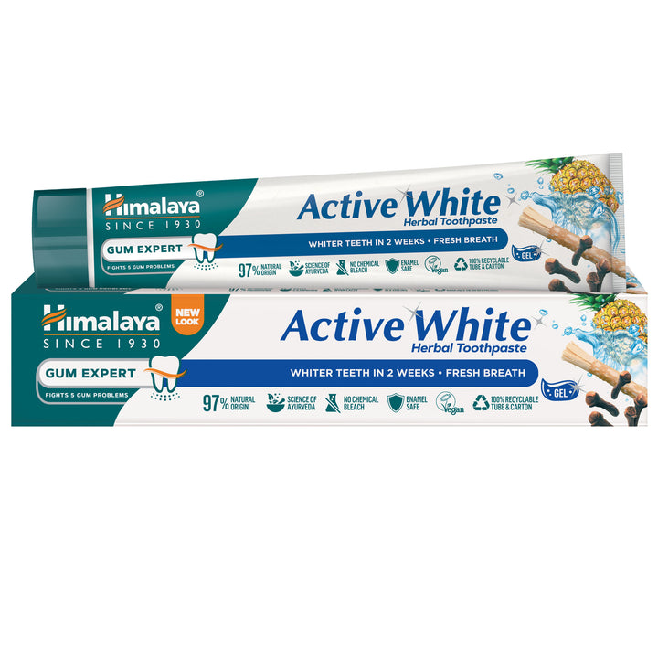 Himalaya Gum Expert Herbal Toothpaste - Active White Fresh Gel - 75ml