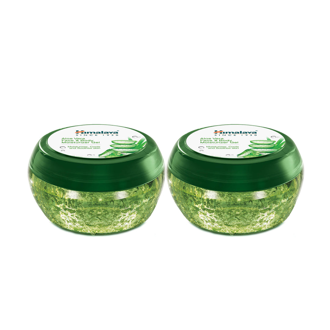 Himalaya Aloe Vera Face & Body Moisturizer Gel - 300ml (Pack of 2)