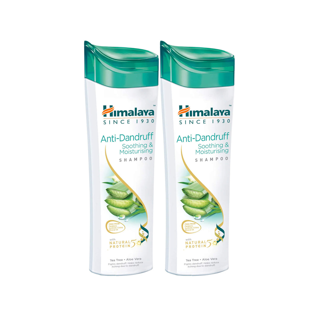 Himalaya Anti-Dandruff Shampoo - Soothing & Moisturizing - 400ml (Pack of 2)