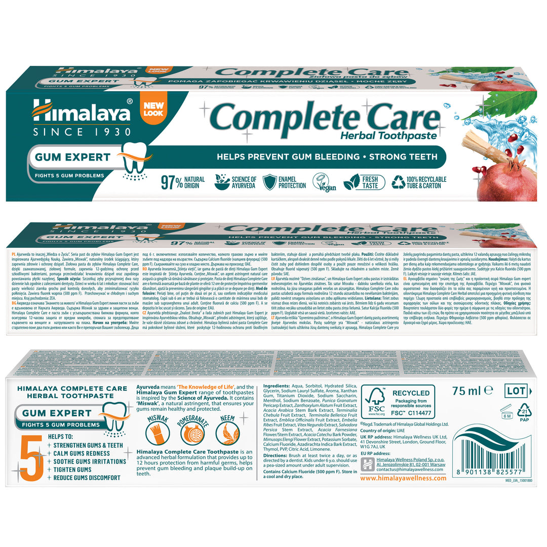 Himalaya Gum Expert Herbal Toothpaste - Complete Care - 75ml