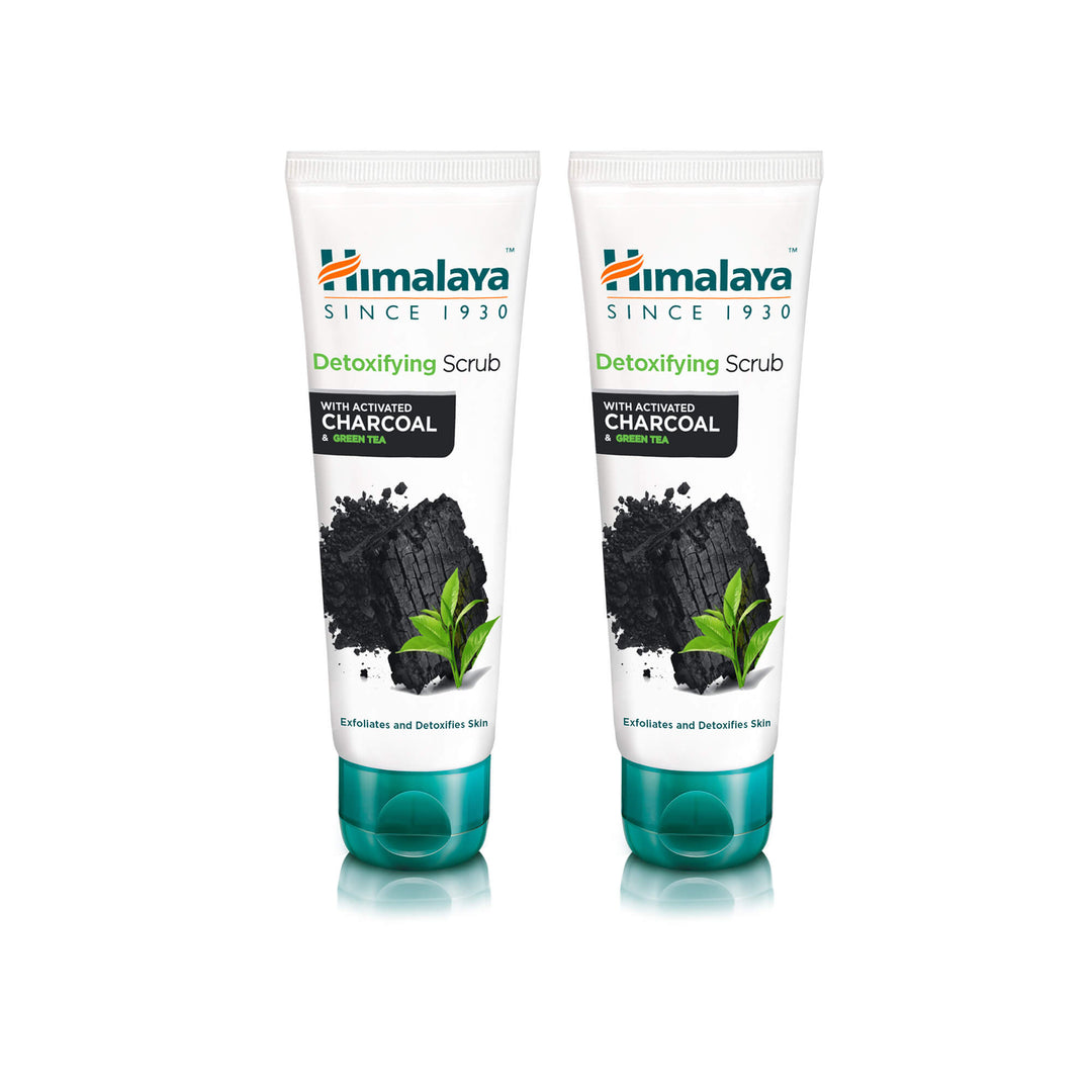 Himalaya Detoxifying Charcoal Scrub - 75ml (Pack of 2)