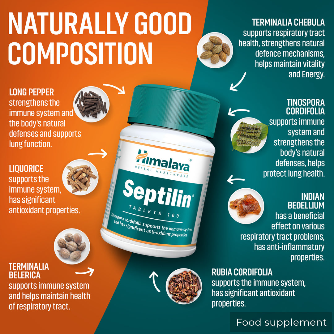 Himalaya Septilin - 100 Tablets