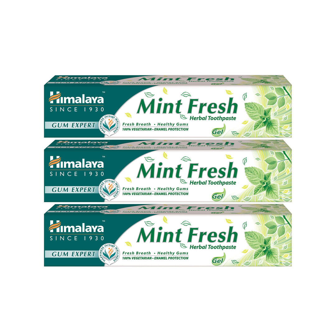 Himalaya Gum Expert Herbal Toothpaste - Mint Fresh - 75ml (Pack of 3)