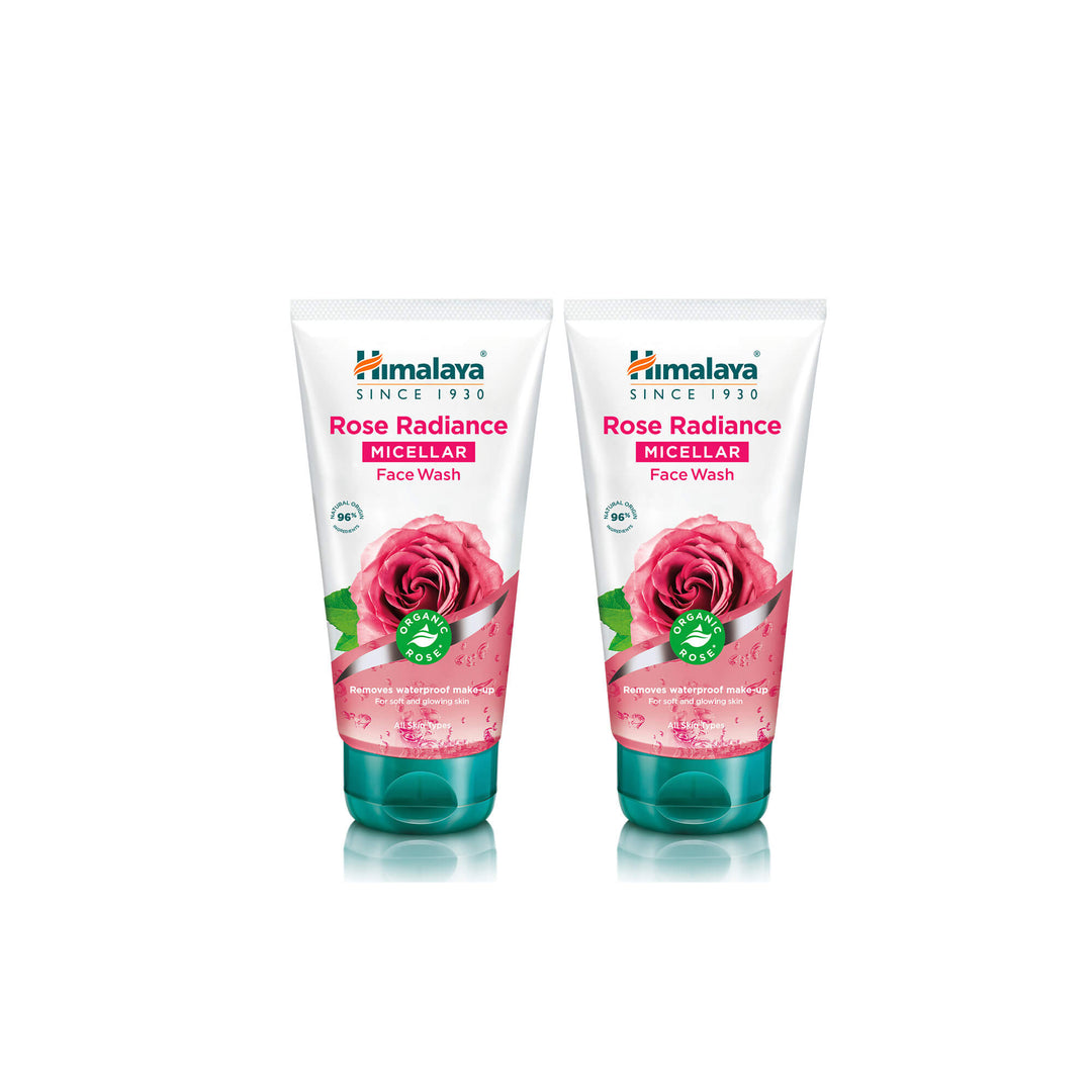 Himalaya Rose Radiance Micellar Face Wash - 150ml (Pack of 2)