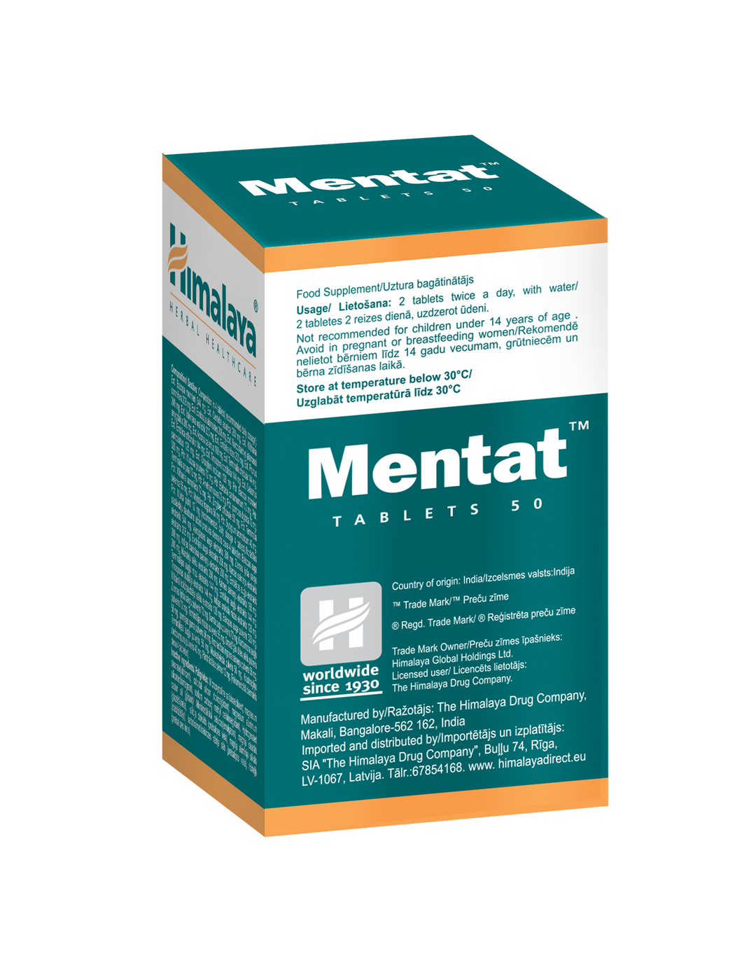 Himalaya Mentat - 50 Tablets