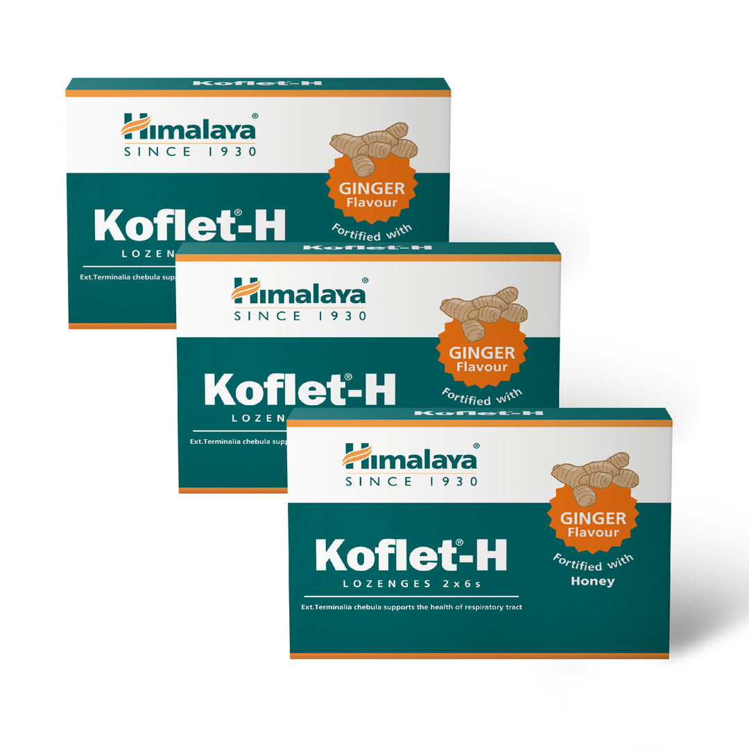 Himalaya Koflet-H Ginger - Lozenges 2x6s (Pack of 3)