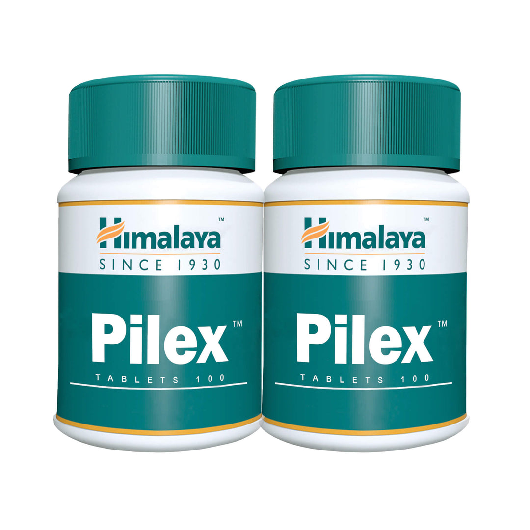 Himalaya Pilex - 100 Tablets (Pack of 2)