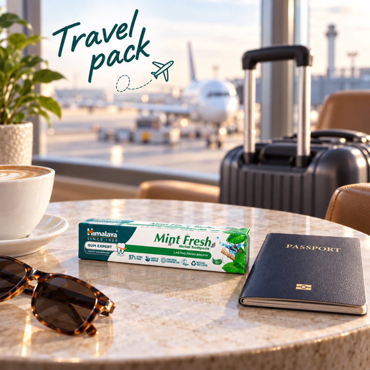 Himalaya Gum Expert Herbal Toothpaste - Mint Fresh - Travel pack 40g
