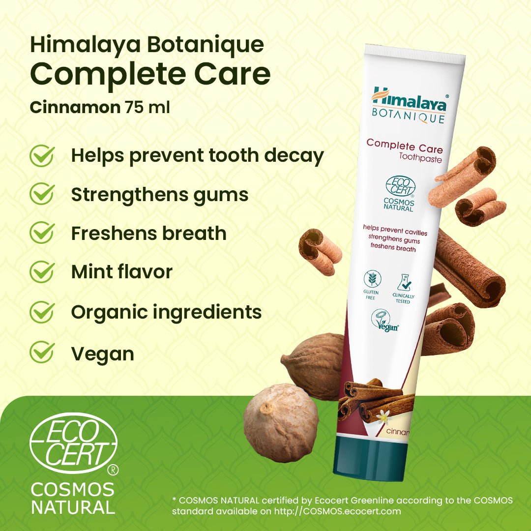 Himalaya Botanique Complete Care Toothpaste - Cinnamon 75 ml