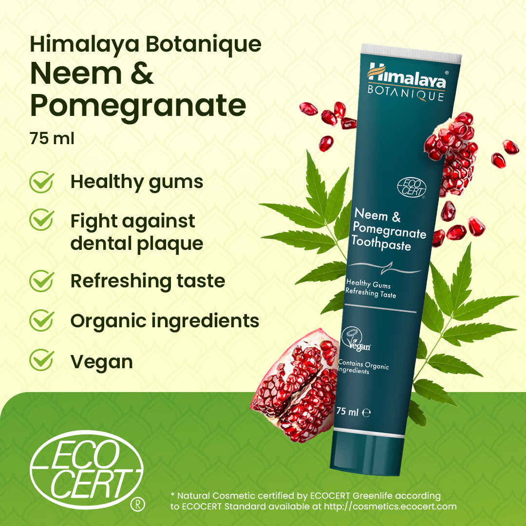 Himalaya Botanique Neem & Pomegranate Toothpaste 75 ml