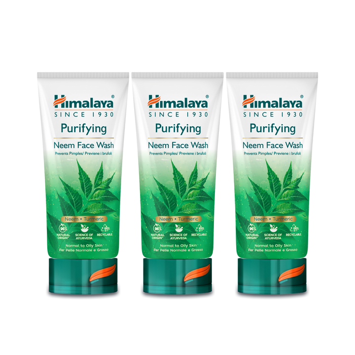 HIMALAYA PURIFYING NEEM FACE WASH 150ML (PACK OF 3)