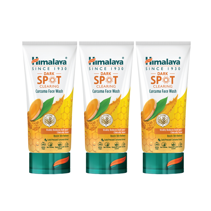 Himalaya Dark Spot Clearing Curcuma Face Wash -150ml (PACK OF 3)