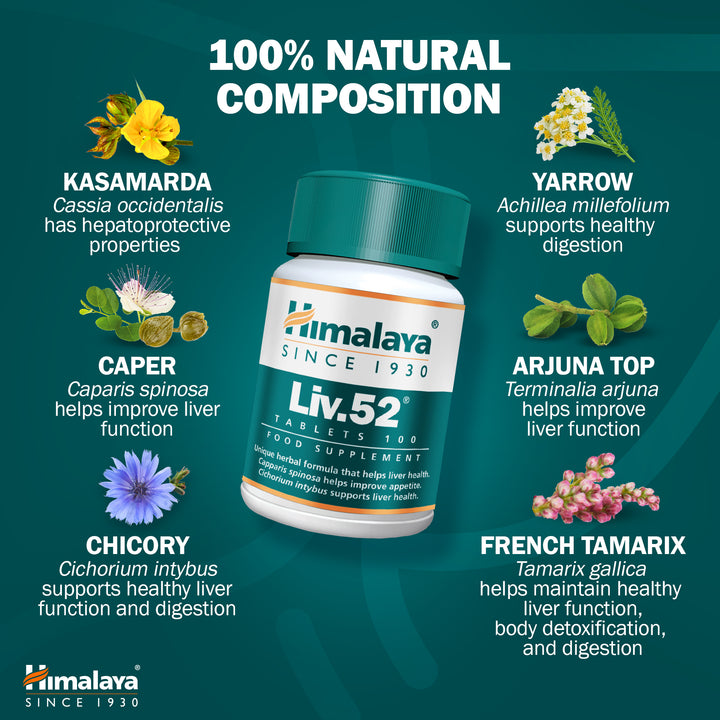 Himalaya Liv.52 - 100 Tablets