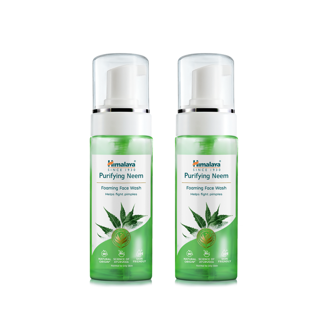 Himalaya Purifying Neem Foaming Face Wash - 150ml (PACK OF 2)