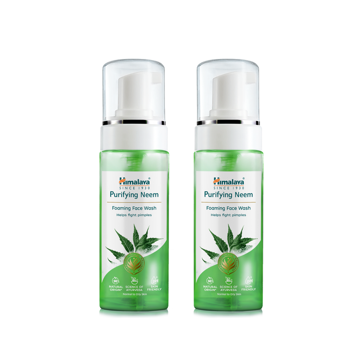 Himalaya Purifying Neem Foaming Face Wash - 150ml (PACK OF 2)