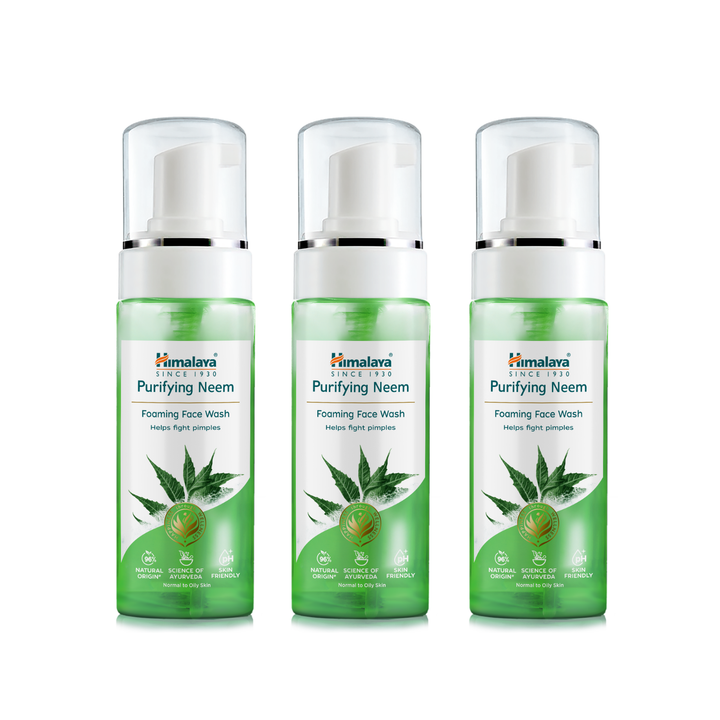 Himalaya Purifying Neem Foaming Face Wash - 150ml (PACK OF 3)