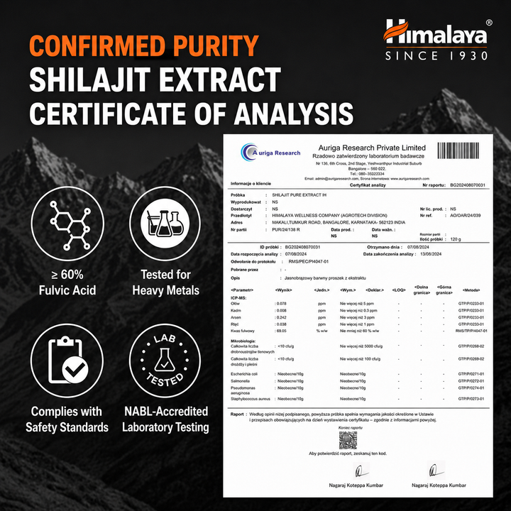 Himalaya SHILAJIT - 60 Capsules