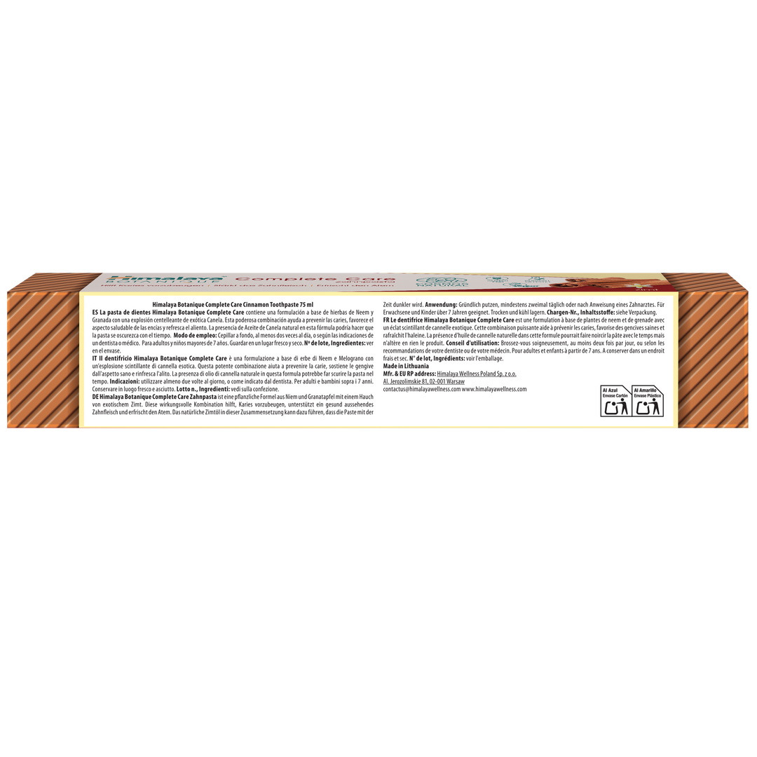 Himalaya Botanique Complete Care Toothpaste - Cinnamon 75 ml