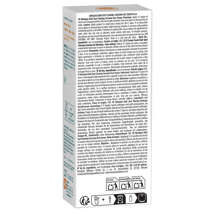 Himalaya Dark Spot Clearing Curcuma Face Serum