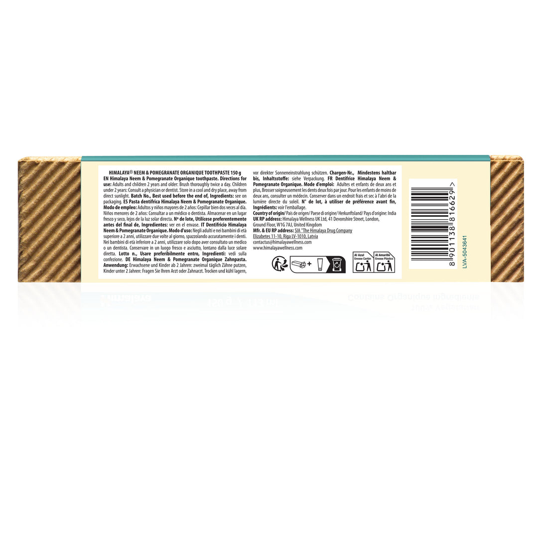 Himalaya Botanique Neem & Pomegranate Toothpaste - 150g