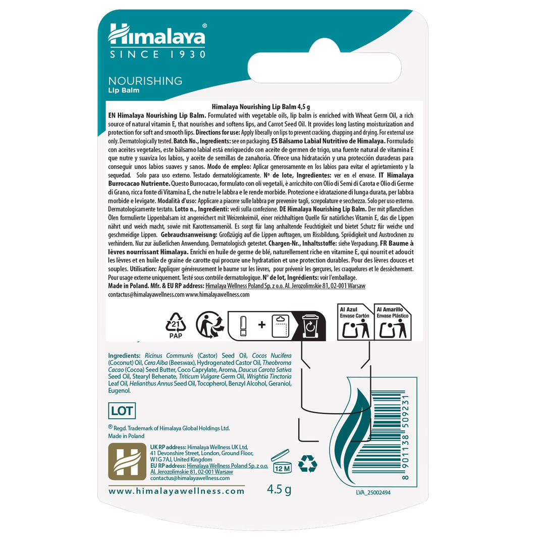 Himalaya Nourishing Lip Balm - 4.5g