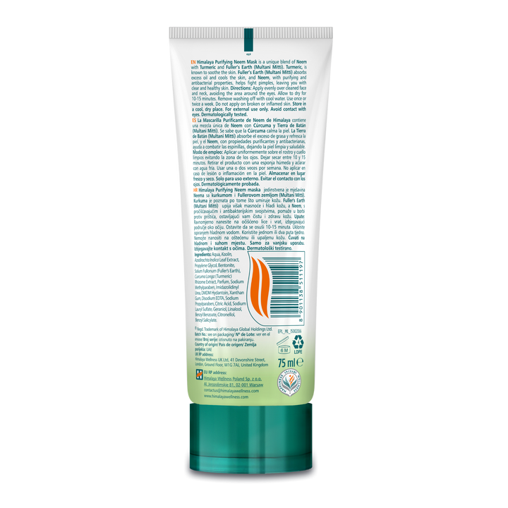 Himalaya Purifying Neem Mask - 75ml