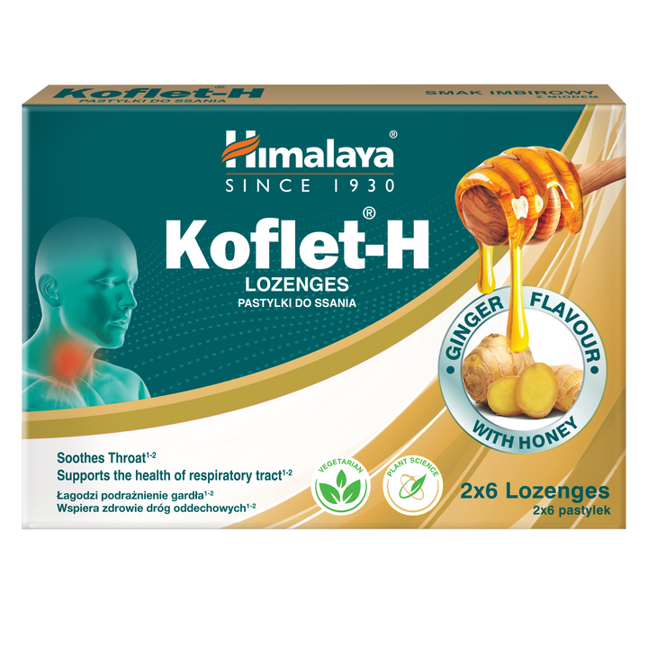 Himalaya Koflet-H Ginger - Lozenges 2x6s