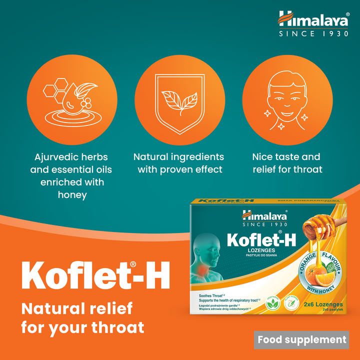 Himalaya Koflet-H Orange - Lozenges 2x6s