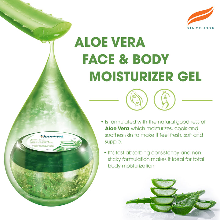 Himalaya Aloe Vera Face & Body Moisturizer Gel - 300ml