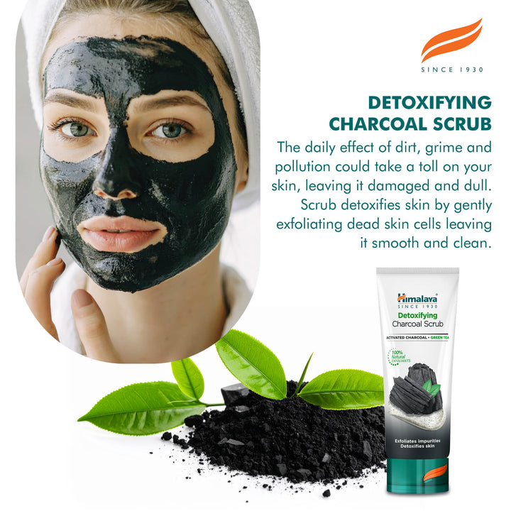 Himalaya Detoxifying Charcoal Scrub - 75ml