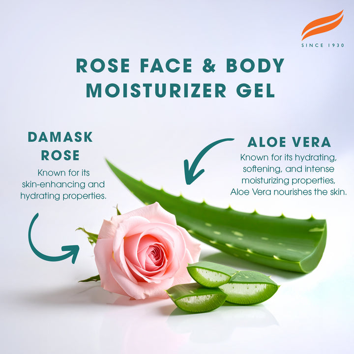 Himalaya Rose Face & Body Moisturizer Gel - 300ml