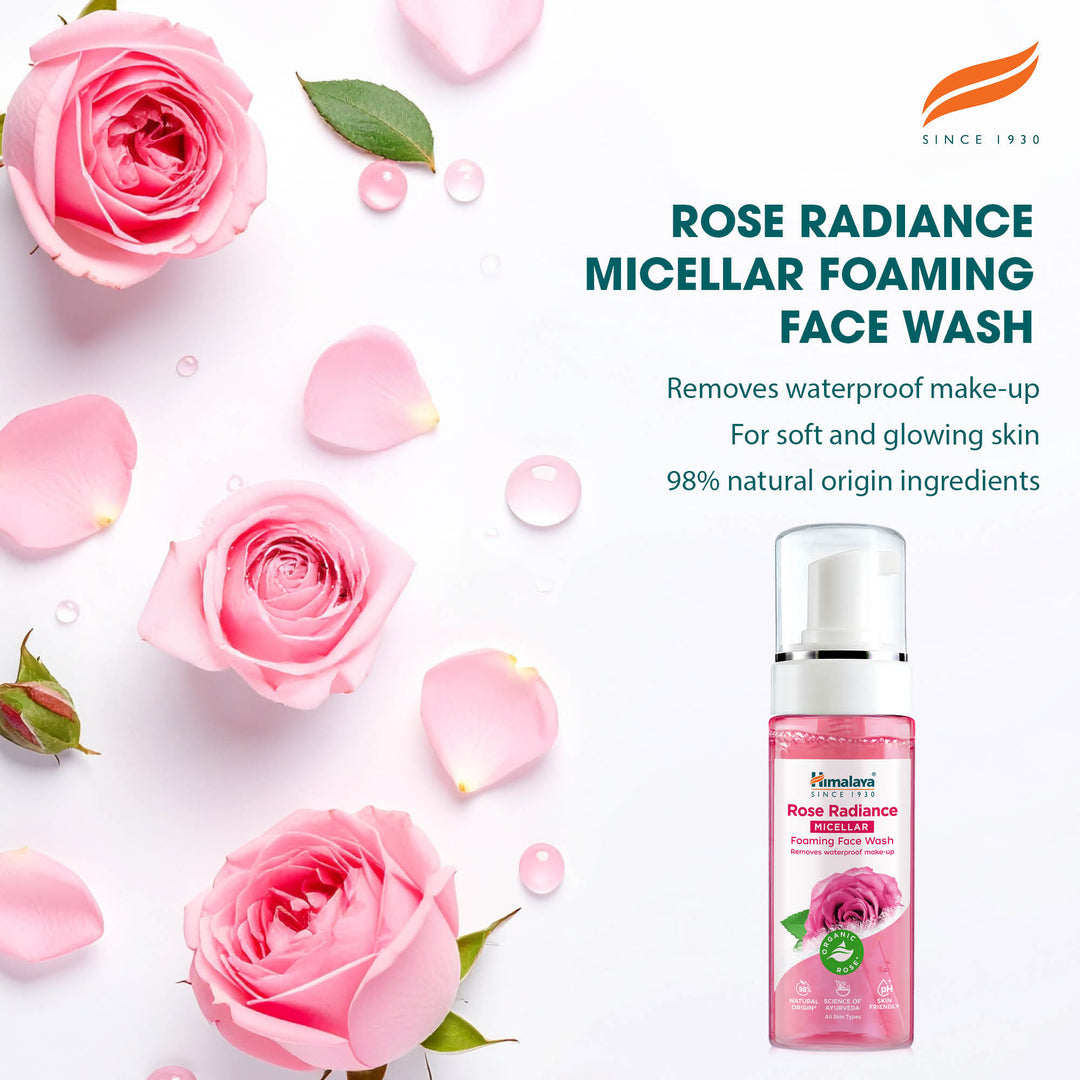 Himalaya Rose Radiance Micellar Foaming Face Wash - 150ml