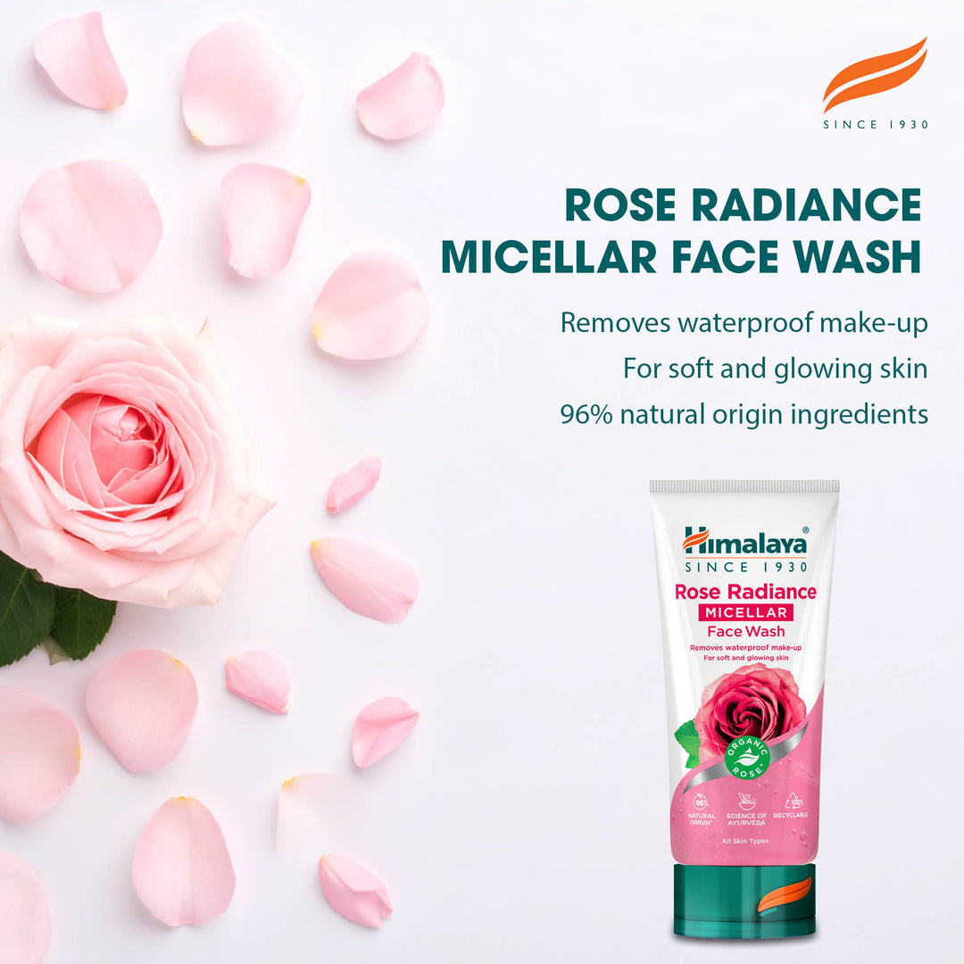 Himalaya Rose Radiance Micellar Face Wash - 150ml
