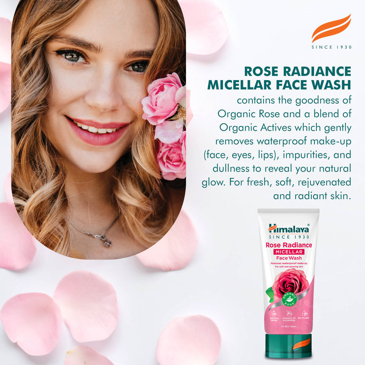 Himalaya Rose Radiance Micellar Face Wash - 150ml
