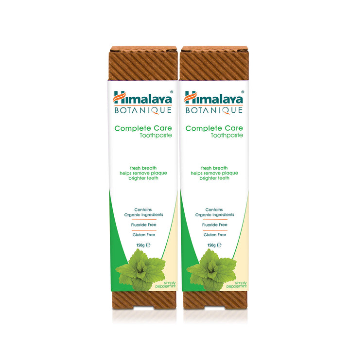 Himalaya BOTANIQUE Complete Care Toothpaste - Simply Peppermint - 150g (PACK OF 2)