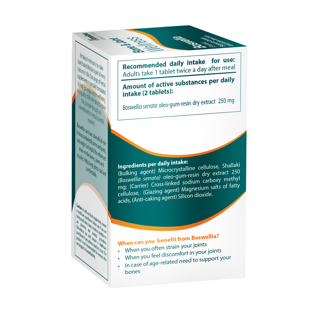 Himalaya Bone & Joint Wellness Boswellia, 60 Tablets