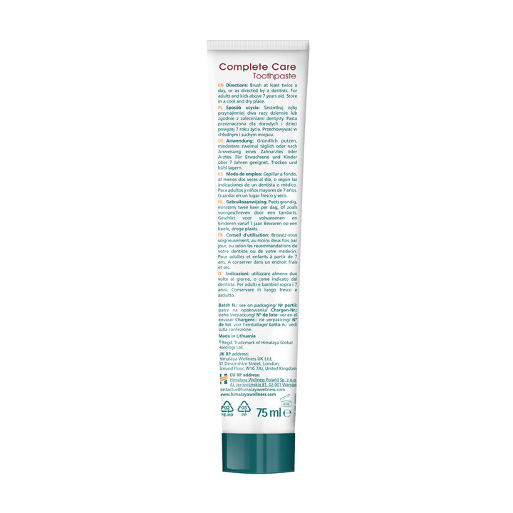 Himalaya Botanique Complete Care Toothpaste - Cinnamon 75 ml