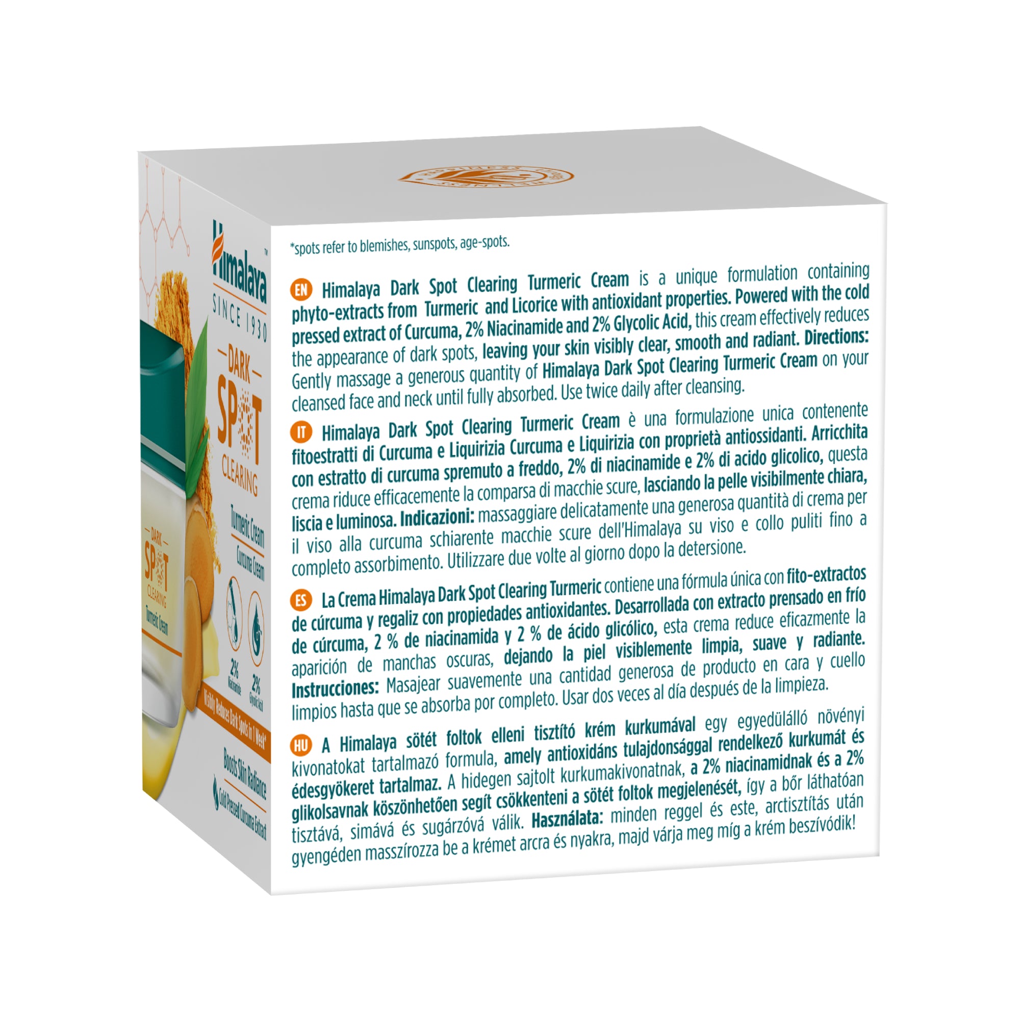 Himalaya Dark Spot Clearing Gesichtswaschgel Mit Kurkuma – 150 Ml, Gegen Dunkle Flecken, Für Alle Hauttypen