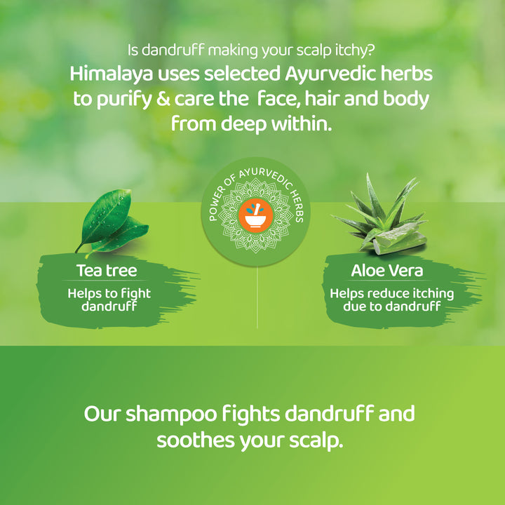 Himalaya Anti-Dandruff Shampoo - Soothing & Moisturizing - 400ml Key Ingredients