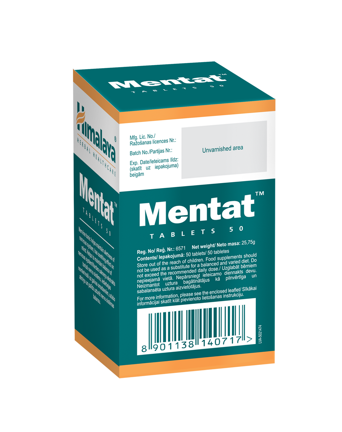 Menetat Himalaya Mentat - 50 Tablets – Himalaya Wellness (UK)