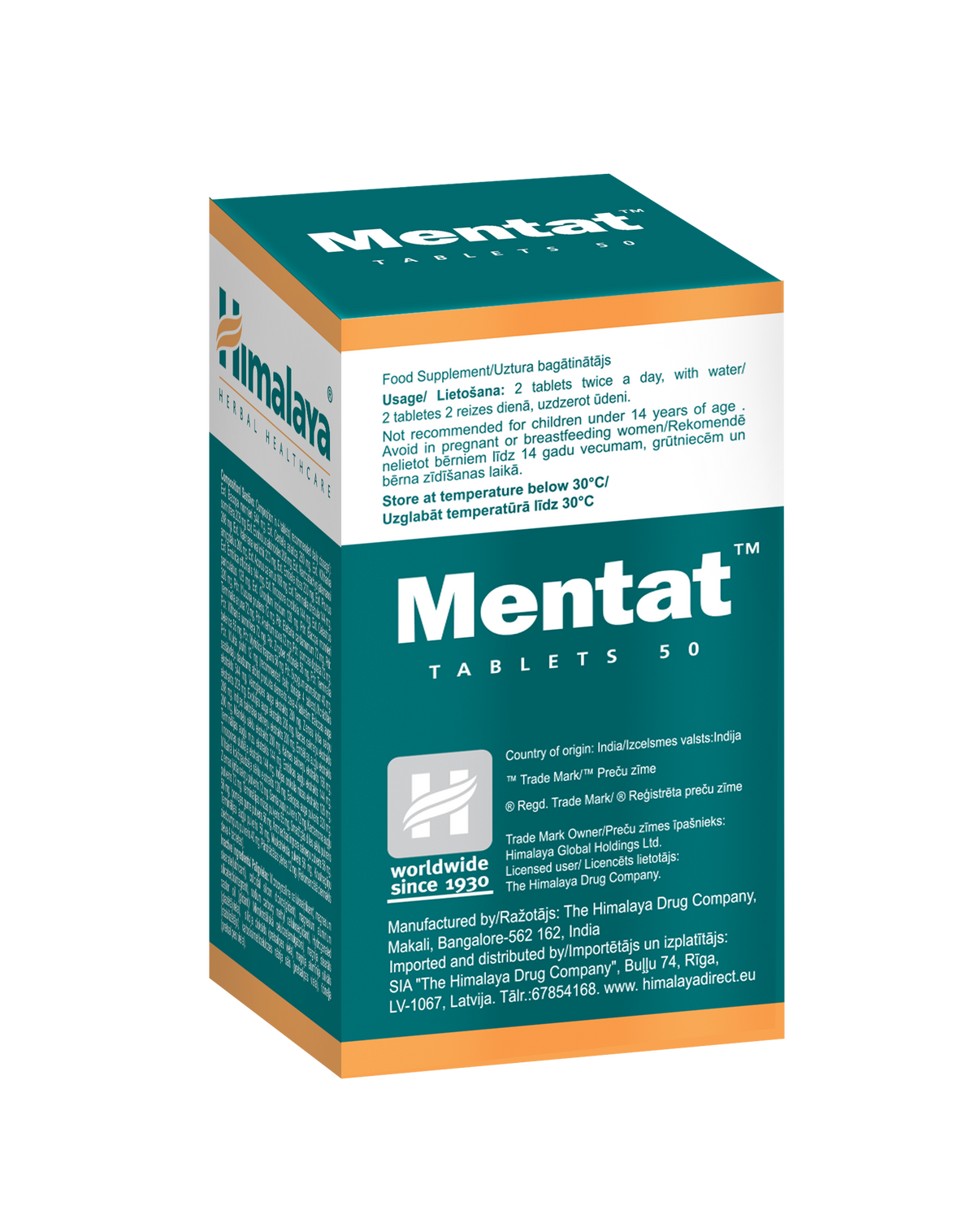 Himalaya Mentat - 50 Tablets – Himalaya Wellness (UK)