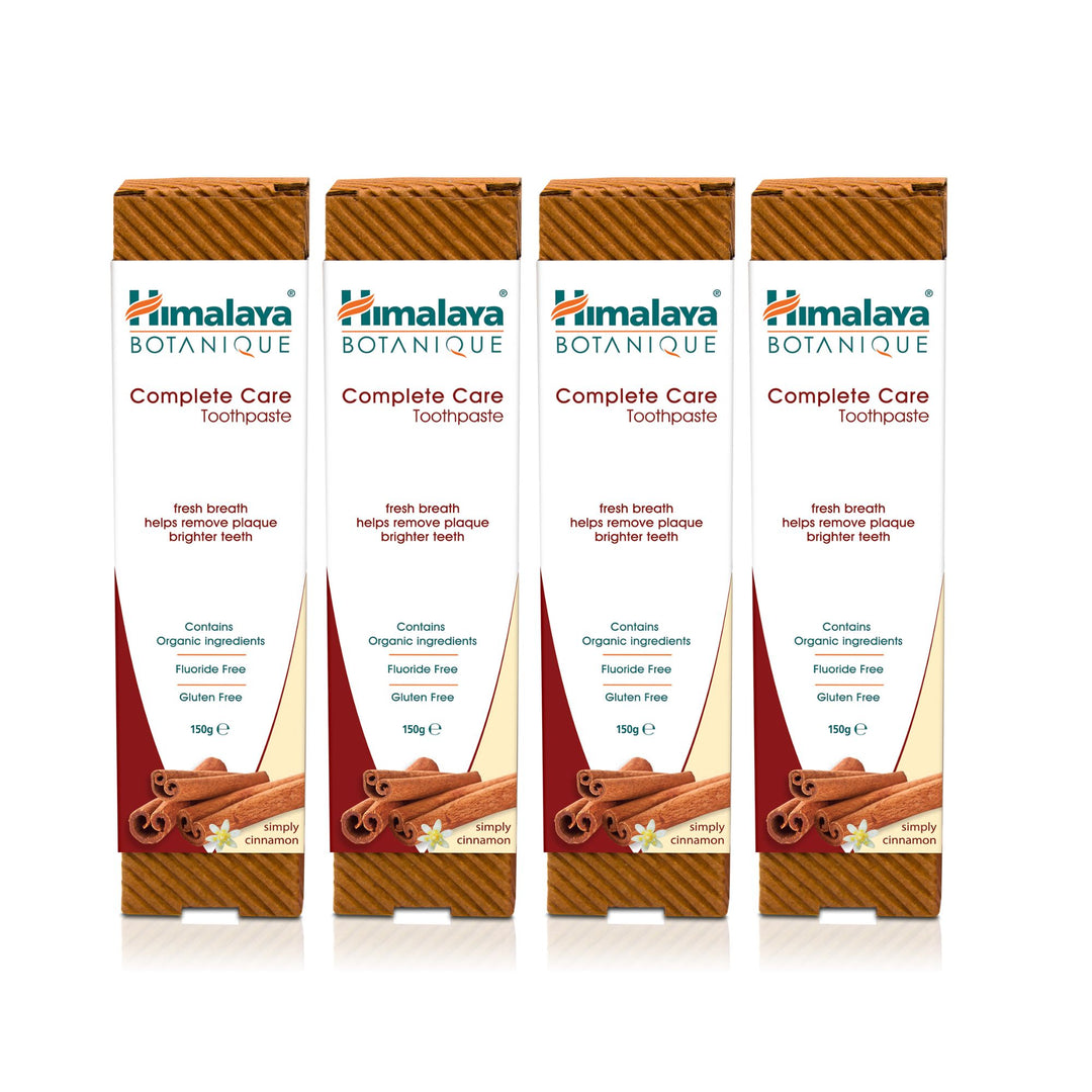 Himalaya BOTANIQUE Complete Care Toothpaste - Simply Cinnamon (Pack of 4)