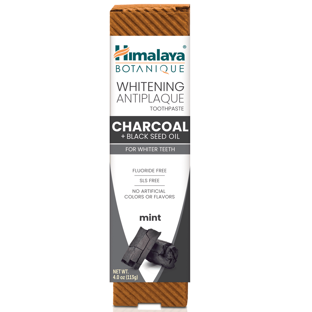 🎁 Himalaya Botanique Whitening Antiplaque Toothpaste Charcoal + Black Seed Oil 113G (100% off)