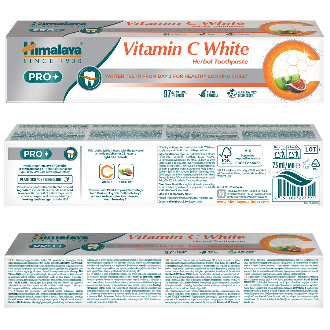 Himalaya PRO Vitamin C White Toothpaste