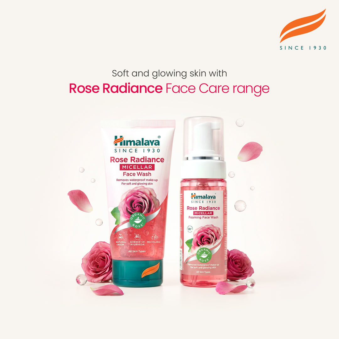Himalaya Rose Radiance Micellar Foaming Face Wash - 150ml