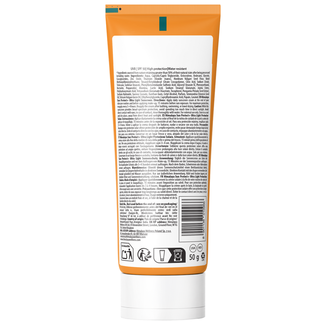 Himalaya SunProtect+ Ultra Light Sunscreen SPF 50 PA++++