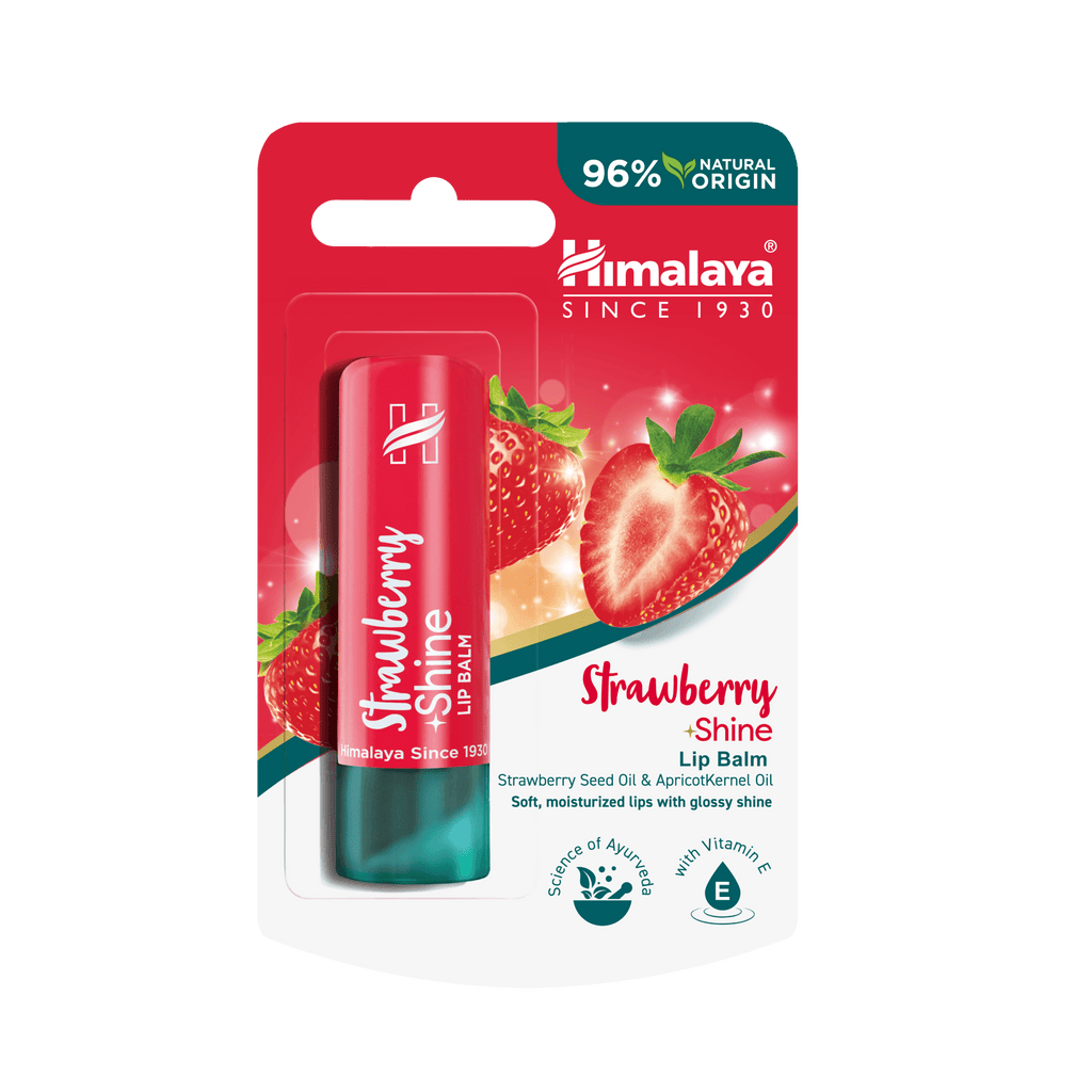Himalaya Strawberry Shine Lip Balm 4.5g Himalaya Wellness (UK)